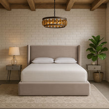 Load image into Gallery viewer, Kendall - Velvet Upholstered Bed - Taupe