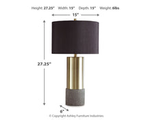 Load image into Gallery viewer, Jacek - Metal Table Lamp