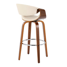Load image into Gallery viewer, Symphony - Mid Century Modern Fixed Height Barstool With Swivel With Round Footrest (Set of 2)