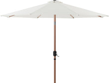 Load image into Gallery viewer, Fiji - Aluminum Patio Umbrella With Square White And Teak Base