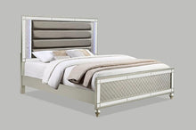 Load image into Gallery viewer, Crown Mark Furniture Cristian Queen Panel Bed in Beige B1680-Q image