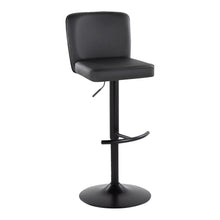 Load image into Gallery viewer, Henry - Contemporary Adjustable Barstool & Swivel With Rounded T Footrest (Set of 2)