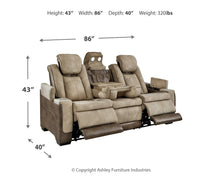 Load image into Gallery viewer, Next-Gen Durapella - Power Reclining Sofa
