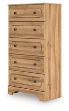 Load image into Gallery viewer, Aleaport - Five Drawer Chest - Warm Brown