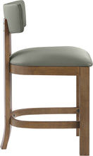 Load image into Gallery viewer, Lavrin - Vegan Leather Upholstered Counter Stool (Set of 2) - Walnut Base