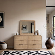 Load image into Gallery viewer, Windsor - Rubberwood Mirror - Natural