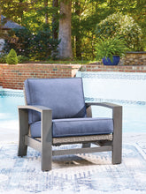 Load image into Gallery viewer, Half Moon Beach - Spring Lounge Chair - Blue / Gray