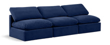 Load image into Gallery viewer, Indulge - Velvet 3 Seat Modular Armless Sofa