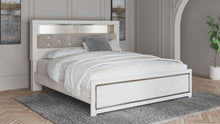 Load image into Gallery viewer, Altyra - King Bookcase Panel Bed - White