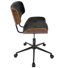 Load image into Gallery viewer, Lombardi - Mid Century Modern Adjustable Office Chair With Swivel