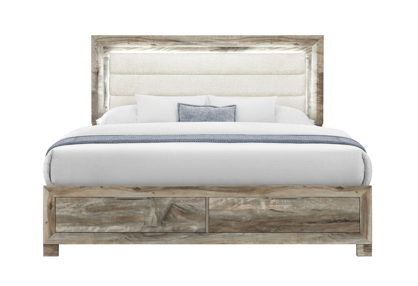 Callie - Full Bed Side Rails And Slats - Brown
