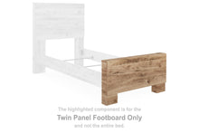 Load image into Gallery viewer, Hyanna - Twin Panel Footboard - Tan