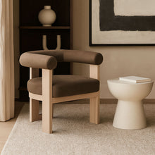 Load image into Gallery viewer, Arienzo - Performance Fabric Upholstered Accent Chair - Natural Base