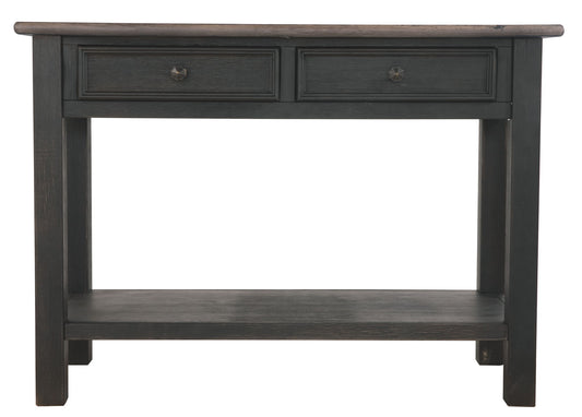 Tyler Creek - Sofa Table - Grayish Brown / Black