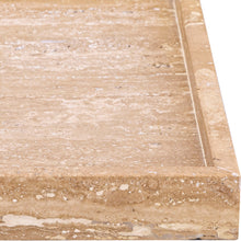 Load image into Gallery viewer, Barletta - Travertine Square Tray - Natural