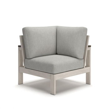 Vista Highlands - Corner With Cushion - Brown / White - Ego Home Furniture