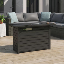 Load image into Gallery viewer, Outdoor Fire Pit Table With Lid Durable Construction - Black