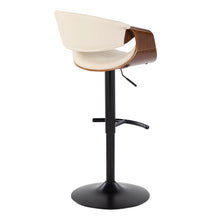 Load image into Gallery viewer, Symphony - Mid Century Modern Adjustable Barstool With Swivel With Rounded T Footrest (Set of 2)