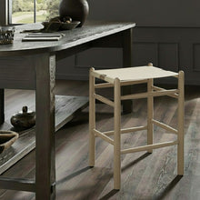 Load image into Gallery viewer, Santos - Backless Counter Stool With Stained Natural Base