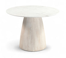 Load image into Gallery viewer, Liona - 42" Marble And Mango Wood Dining Table