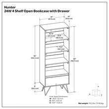 Load image into Gallery viewer, Hunter - Tall Bookcase - Natural