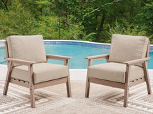 Load image into Gallery viewer, Grover Beach - Lounge Chair With Cushion (Set of 2) - Driftwood