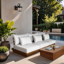 Load image into Gallery viewer, Mirella - 3 Piece Water Resistant Fabric Upholstered Outdoor Patio Modular Sofa