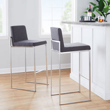 Load image into Gallery viewer, Fuji - Contemporary And Modern Elegance High Back Barstool