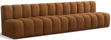 Load image into Gallery viewer, Arc - Velvet 4 Pieces Modular Sofa - Saddle