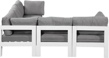 Load image into Gallery viewer, Nizuc - Outdoor Patio 5 Piece Modular Sectional With White Frame
