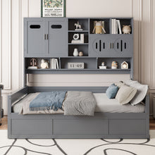 Load image into Gallery viewer, Daybed With All-In-One Cabinet And Shelf