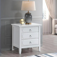 Load image into Gallery viewer, Hammond - 3 Drawer Nightstand - White