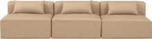 Load image into Gallery viewer, Cube - Modular 3 Piece Armless Sofa - Tan