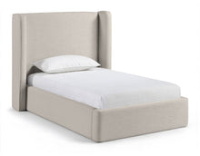 Load image into Gallery viewer, Kendall - Linen Textured Fabric Upholstered Bed