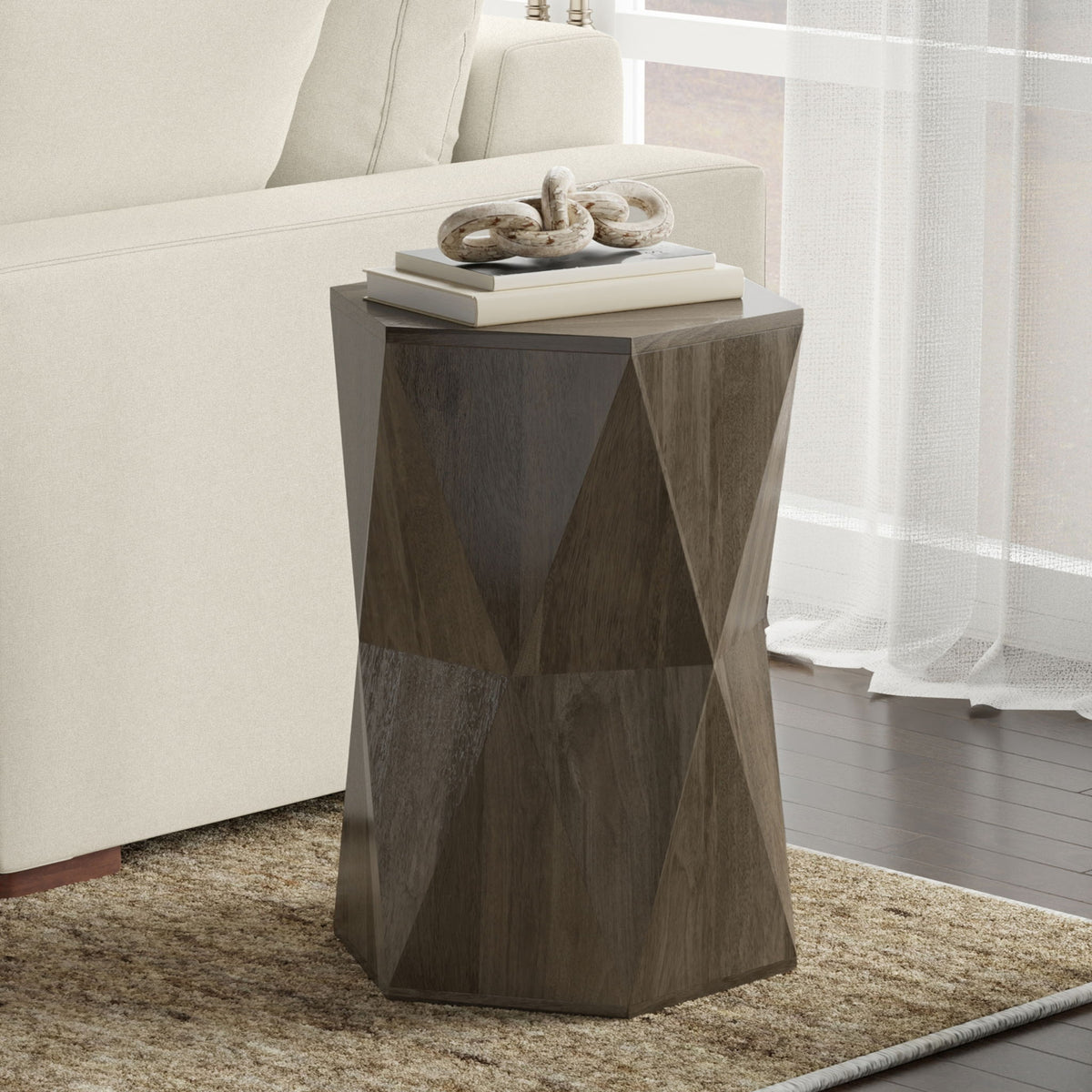 Mckinley - Side Table - Gray Ash