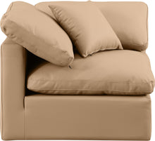 Load image into Gallery viewer, Indulge - Faux Leather Corner Chair - Tan