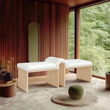 Load image into Gallery viewer, Delphine - Bench - Natural Base
