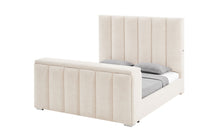Load image into Gallery viewer, Serenity - King Bed With Speaker, TV Lift, Fireplace - Cream