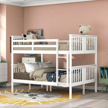Load image into Gallery viewer, Bunk Bed With Ladder For Bedroom
