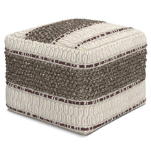 Load image into Gallery viewer, Grady - Handcrafted Square Pouf