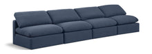 Load image into Gallery viewer, Indulge - Linen 4 Seat Modular Armless Sofa