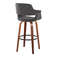 Load image into Gallery viewer, Vintage Flair - Mid Century Modern Fixed Height Barstool With Swivel With Round Footrest (Set of 2)