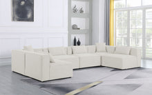 Load image into Gallery viewer, Cube - Linen 6 Piece Modular Armless Sectional