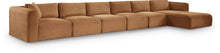 Load image into Gallery viewer, Shaggy - Fabric 6 Piece Modular Sectional With Chaise