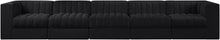 Load image into Gallery viewer, Rummi - Velvet Performance Fabric Upholstered 5 Piece Modular Sofa
