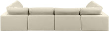 Load image into Gallery viewer, Comfy - 6 Piece Faux Leather Modular Armless Sectional