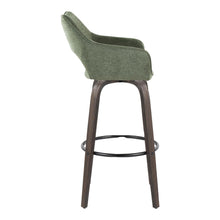 Load image into Gallery viewer, Mustang - Contemporary Fixed Height Barstool With Swivel With Round Footrest (Set of 2)