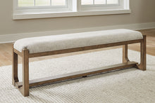 Load image into Gallery viewer, Cabalynn - Large Uph Dining Room Bench - Oatmeal / Light Brown