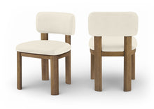 Load image into Gallery viewer, Paloma - Vegan Leather Upholstered Dining Chair (Set of 2) - Brown Frame
