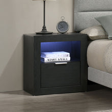 Load image into Gallery viewer, Asher - Nightstand With LED Light - Smoke